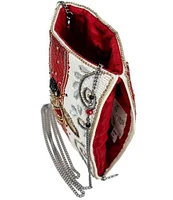 Mary Frances Royal Bee Mini Beaded Crossbody Bag