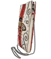 Mary Frances Royal Bee Mini Beaded Crossbody Bag