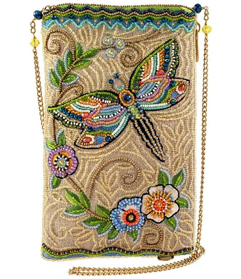 Mary Frances Soaring Spirit Crossbody Beaded Phone Bag