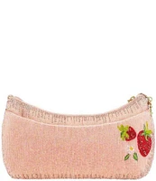 Mary Frances Strawberry Fields Beaded Crossbody Bag