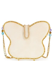 Mary Frances Take Flight Beaded Butterfly Crossbody Bag