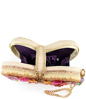 Mary Frances Take Flight Beaded Butterfly Crossbody Bag