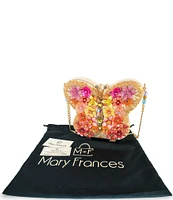 Mary Frances Take Flight Beaded Butterfly Crossbody Bag