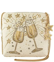 Mary Frances Toast Of The Town Beaded Crossbody Bag