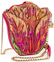 Mary Frances Treasured Tulip Beaded Crossbody Bag