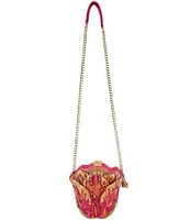 Mary Frances Treasured Tulip Beaded Crossbody Bag