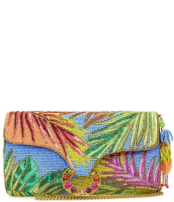Mary Frances Tropics Beaded Crossbody Bag
