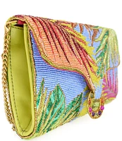 Mary Frances Tropics Beaded Crossbody Bag