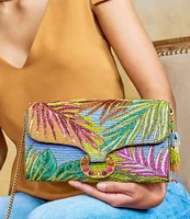Mary Frances Tropics Beaded Crossbody Bag