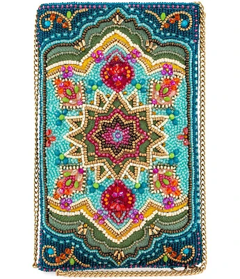 Mary Frances Venice Beaded Crossbody Phone Bag