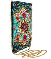 Mary Frances Venice Beaded Crossbody Phone Bag
