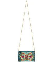 Mary Frances Venice Beaded Crossbody Phone Bag