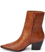 Matisse Caty Floral Embossed Leather Western Booties