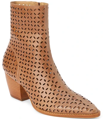 Matisse Dahlia Laser Cut Leather Booties