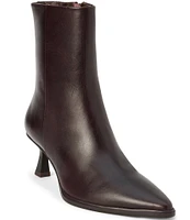 Matisse Gabbie Leather Kitten Heel Booties