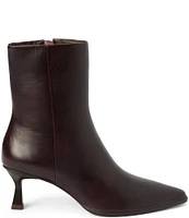 Matisse Gabbie Leather Kitten Heel Booties