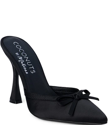 Matisse Instinct Satin Bow Mules