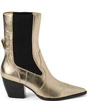 Matisse Keith Snake Embossed Leather Western Inspired Booties