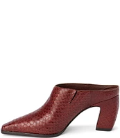 Matisse McCarthy Snake Embossed Leather Mules