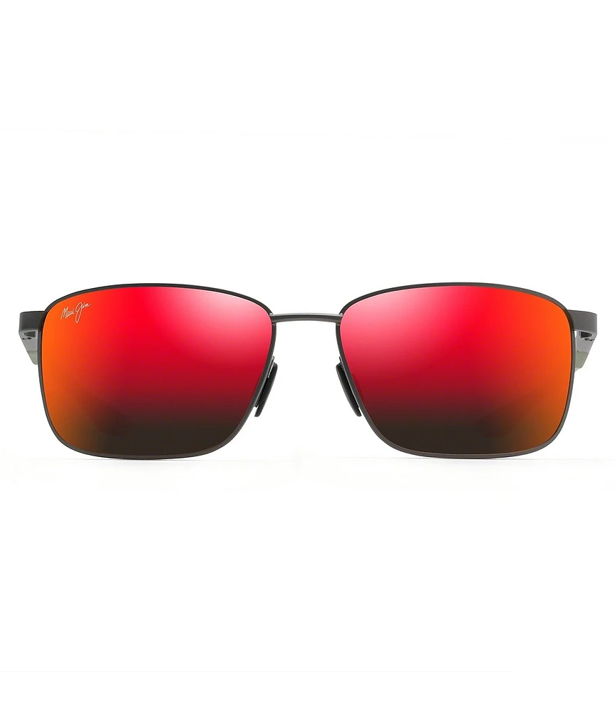 Maui Jim Men's Ka'ala PolarizedPlus2® Square 58mm Sunglasses