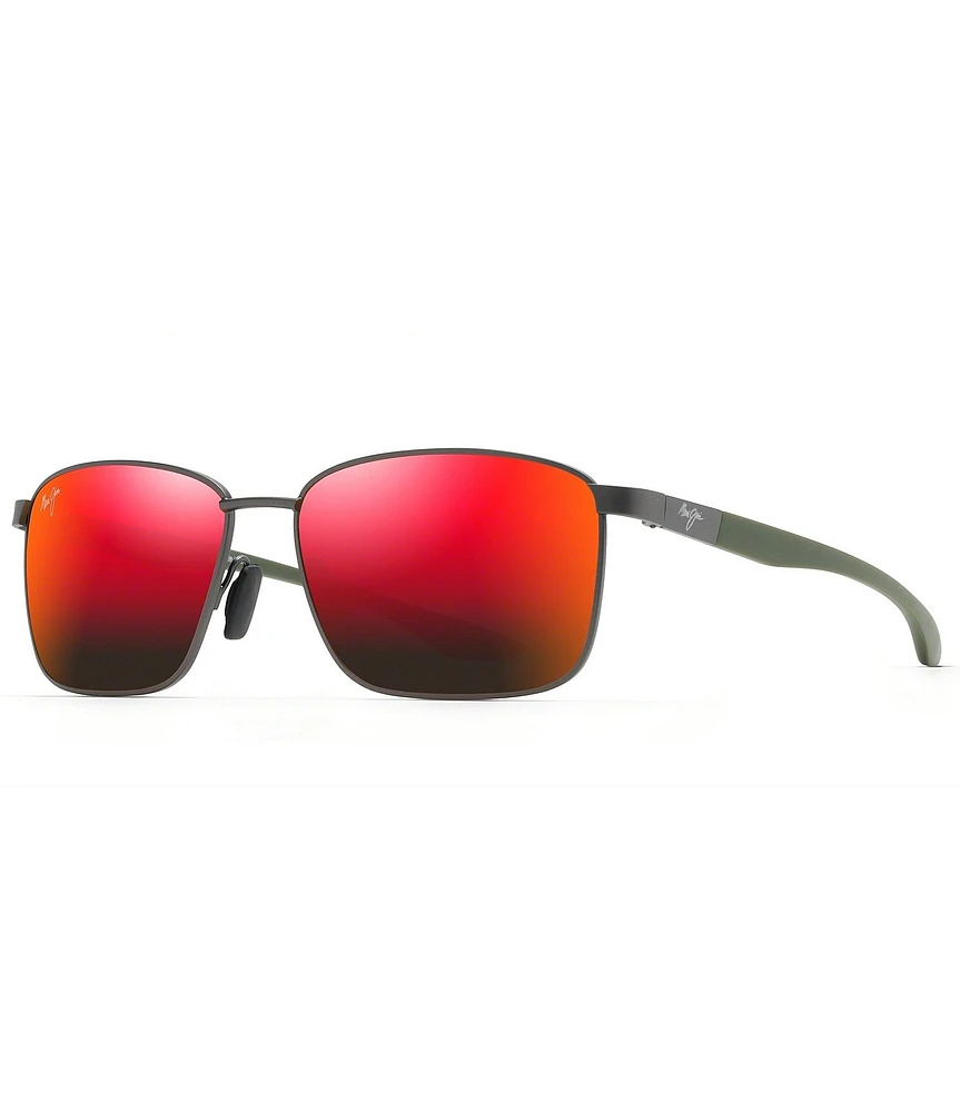 Maui Jim Men's Ka'ala PolarizedPlus2® Square 58mm Sunglasses