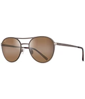 Maui Jim Unisex Half Moon PolarizedPlus2® 52mm Round Sunglasses