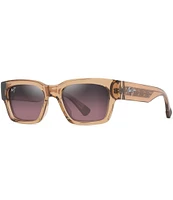 Maui Jim Unisex Kenui PolarizedPlus2®53mm Rectangle Sunglasses