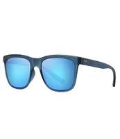 Maui Jim Unisex Pehu 55mm Polarized Mirrored Square Sunglasses