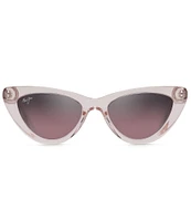 Maui Jim Women's Lychee 52mm Cat Eye Polarized Sunglasses