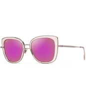 Maui Jim Women's Violet Lake 53mm Transparent Butterfly Sunglasses