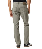 Mavi Marcus Pewter Luxe Twill Slim Straight Leg Pants