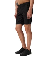 Mavi Noah 9#double; Inseam Black Luxe Twill Shorts