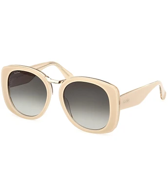 MaxMara Women's Bridge 55mm Round Sunglasses