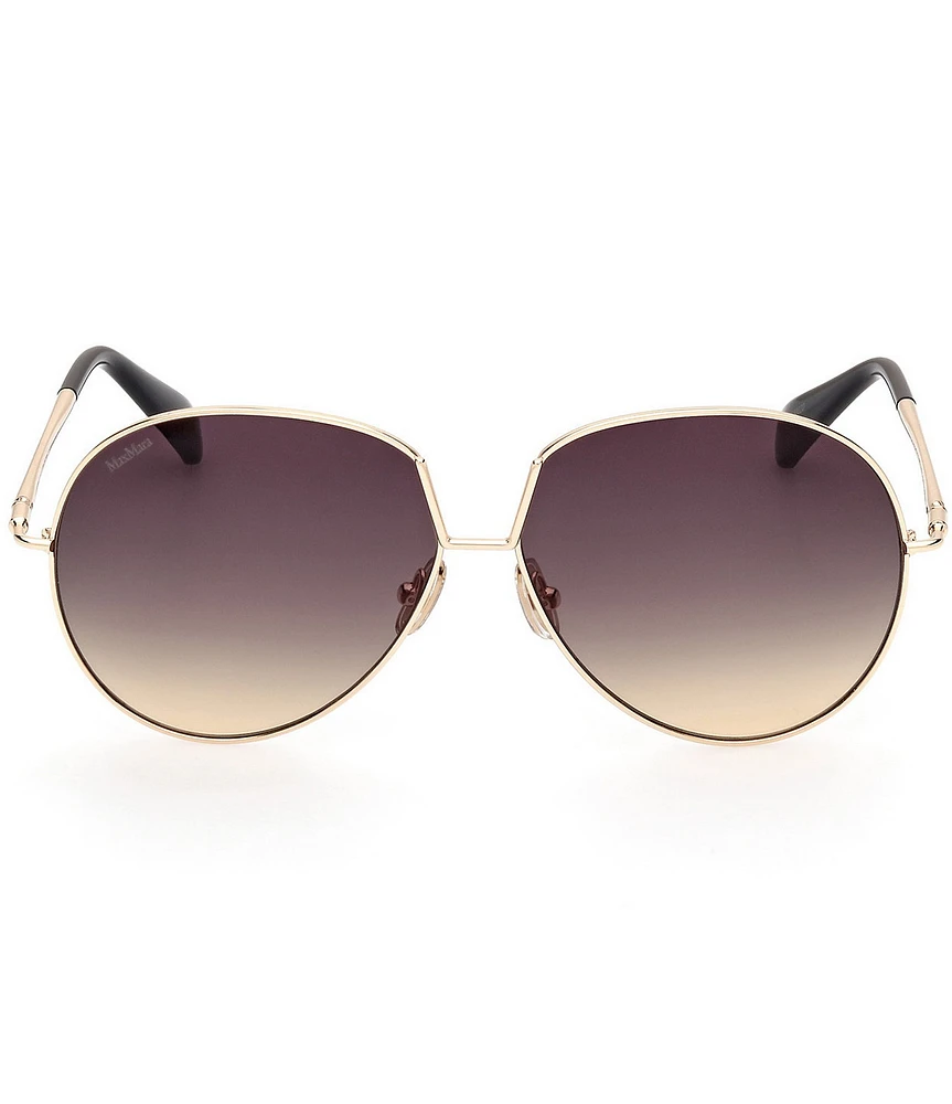 MaxMara Women's Design8 60mm Aviator Sunglasses