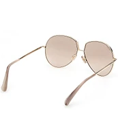 MaxMara Women's Design8 60mm Mirrored Aviator Sunglasses