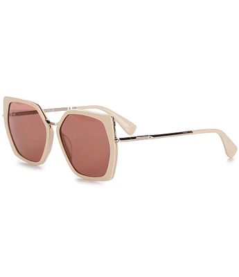MaxMara Women's Miller 56mm Square Sunglasses
