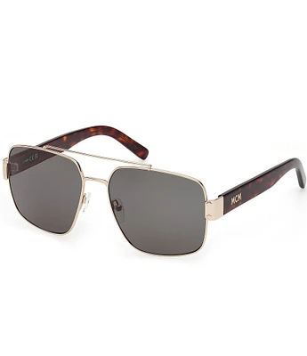 MCM Men's MW0008 58mm Tortoise Navigator Sunglasses