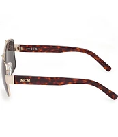 MCM Men's MW0008 58mm Tortoise Navigator Sunglasses