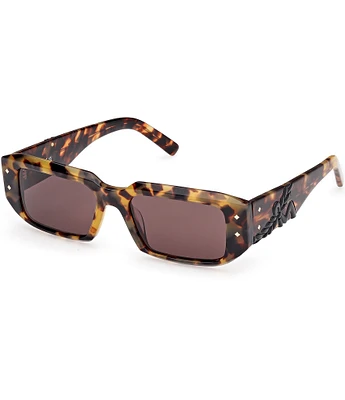 MCM Women's MW0013 53mm Tortoise Rectangle Sunglasses