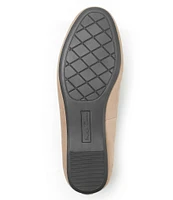 Me Too Brea Nubuck Suede Smoking Slip-On Flats