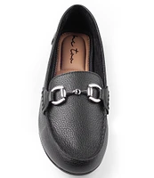 Me Too Dayne Leather Bit Buckle Driving Moc Flat Loafers