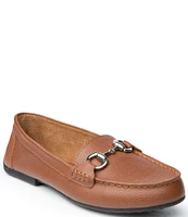 Me Too Dayne Leather Bit Buckle Driving Moc Flat Loafers