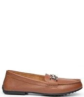 Me Too Dayne Leather Bit Buckle Driving Moc Flat Loafers