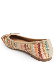 Me Too Saylor Raffia Ballet Bow Flats