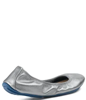 Me Too Tru Blu Leather Flex Skimmer Flats