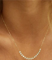 Melinda Maria Baroness Tennis Chain Collar Necklace
