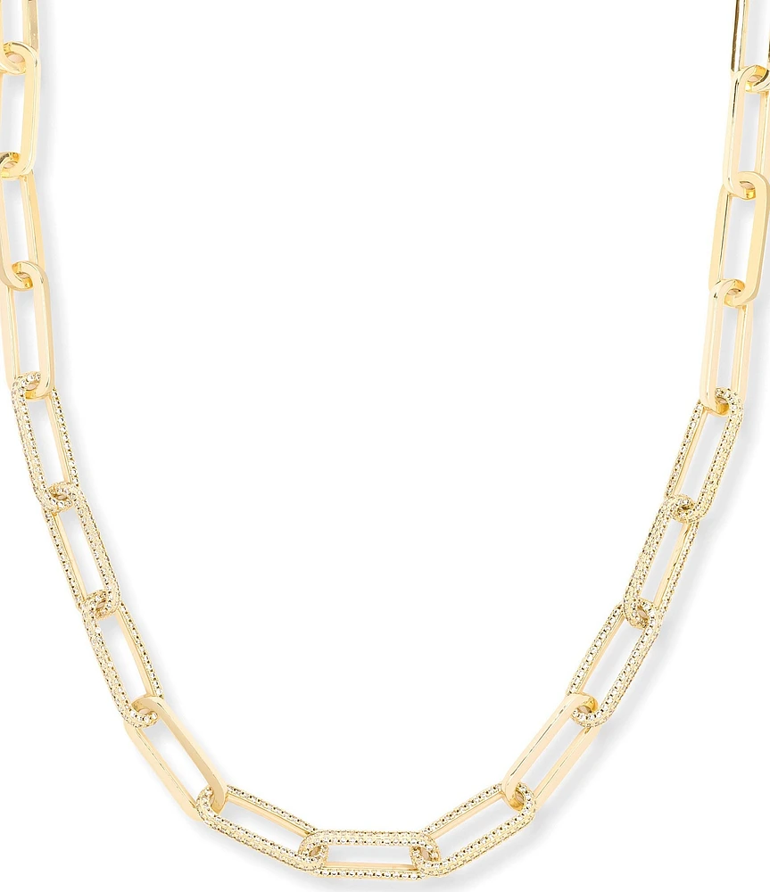 Melinda Maria Carrie Pave Chain Necklace