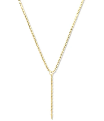 Melinda Maria Serpent Lariat Necklace