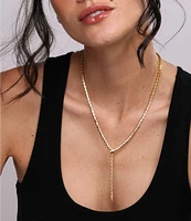 Melinda Maria Serpent Lariat Necklace