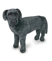 Melissa & Doug Giant Lifelike Black Lab Stuffed Animal